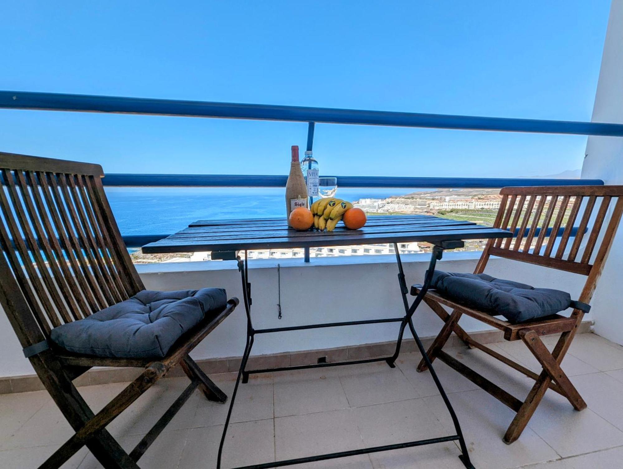 Studio Playa Paraiso Tenerife - Ocean View And Internet Wifi Optical Fiber - For Rent エクステリア 写真