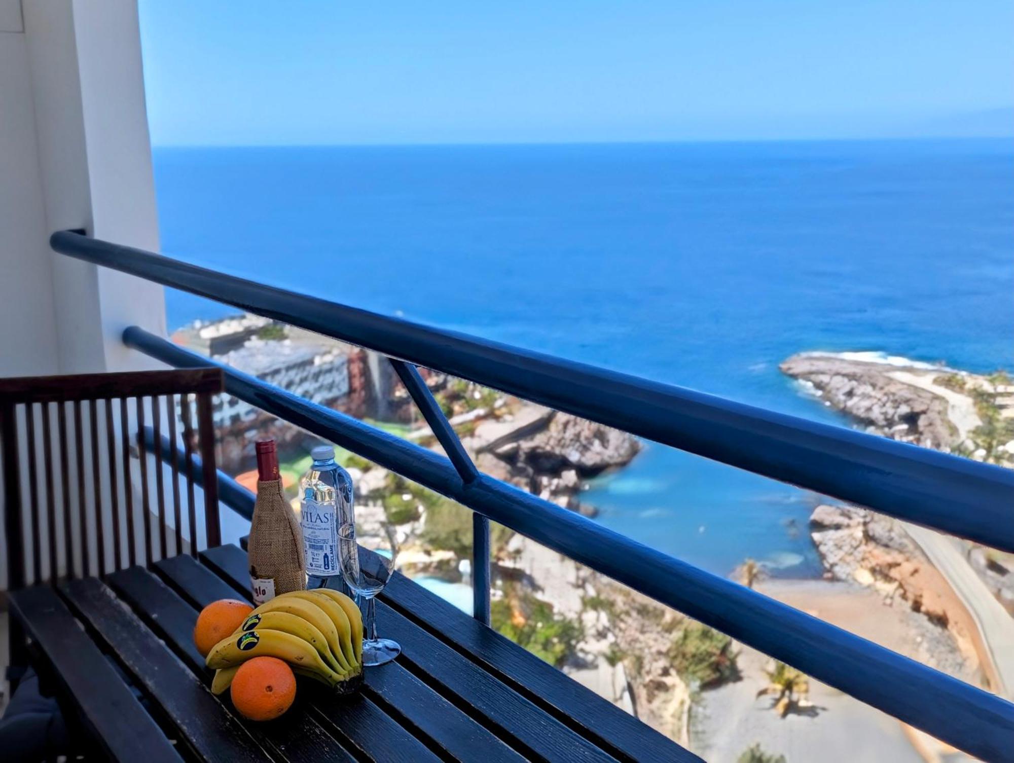 Studio Playa Paraiso Tenerife - Ocean View And Internet Wifi Optical Fiber - For Rent エクステリア 写真
